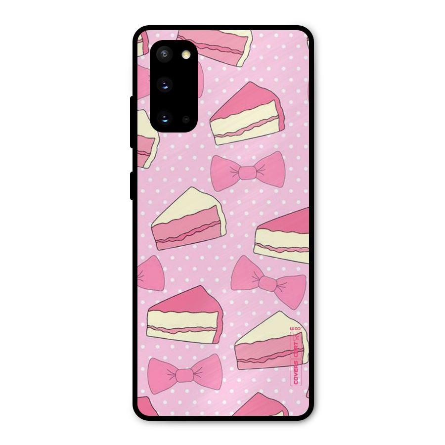 Bow Cake Metal Back Case for Galaxy S20
