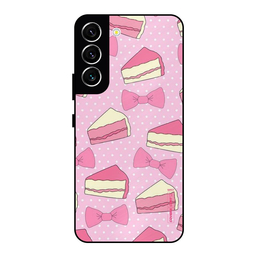Bow Cake Metal Back Case for Galaxy S22 5G