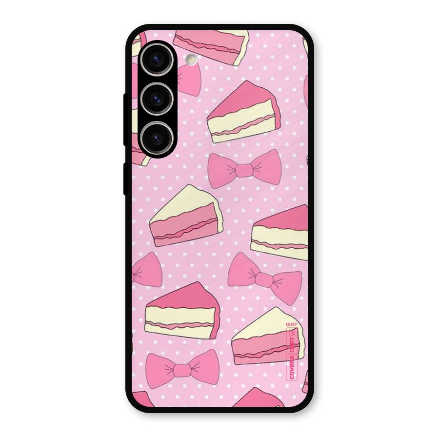 Bow Cake Metal Back Case for Galaxy S23 Plus