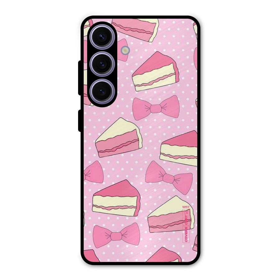 Bow Cake Metal Back Case for Galaxy S24