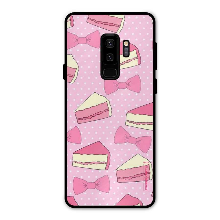 Bow Cake Metal Back Case for Galaxy S9 Plus
