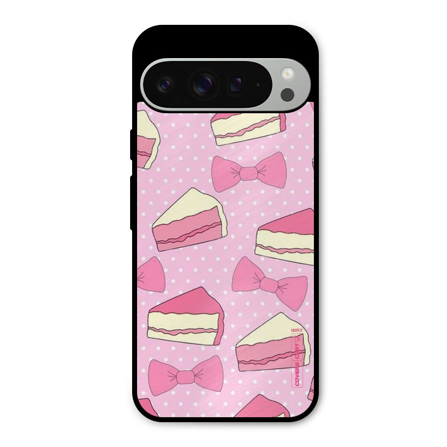 Bow Cake Metal Back Case for Google Pixel 9 Pro XL