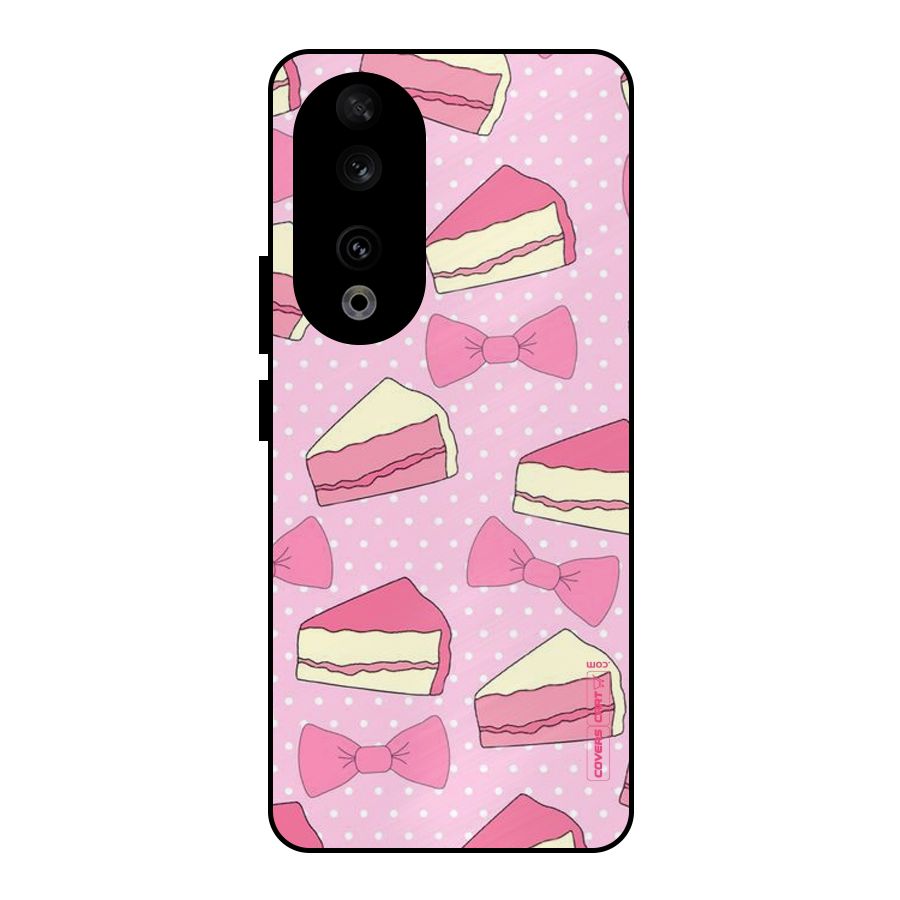 Bow Cake Metal Back Case for Honor 90