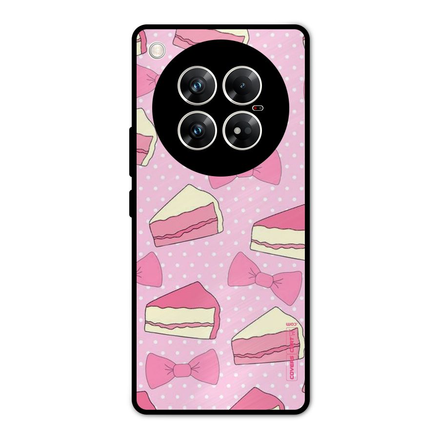Bow Cake Metal Back Case for Infinix Zero 40 5G
