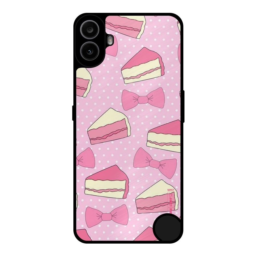 Bow Cake Metal Back Case for Nothing CMF Phone 1
