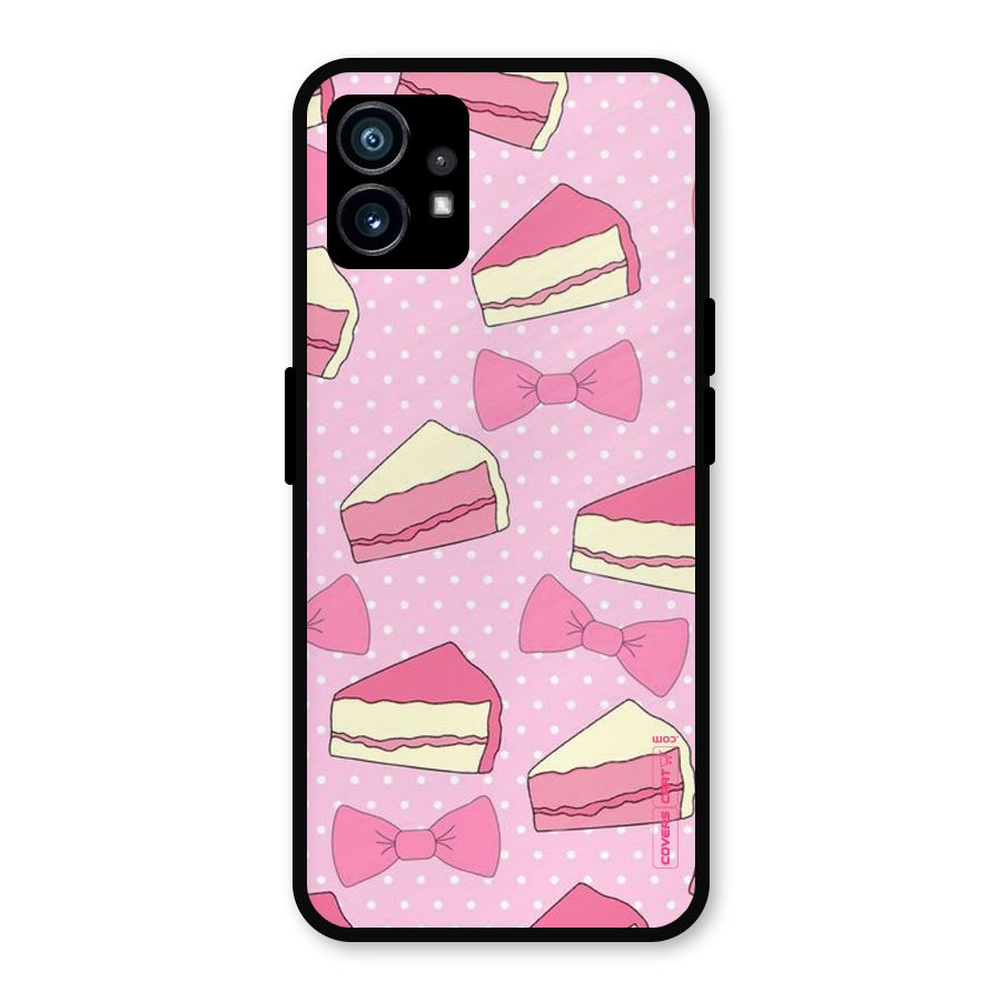 Bow Cake Metal Back Case for Nothing Phone 1