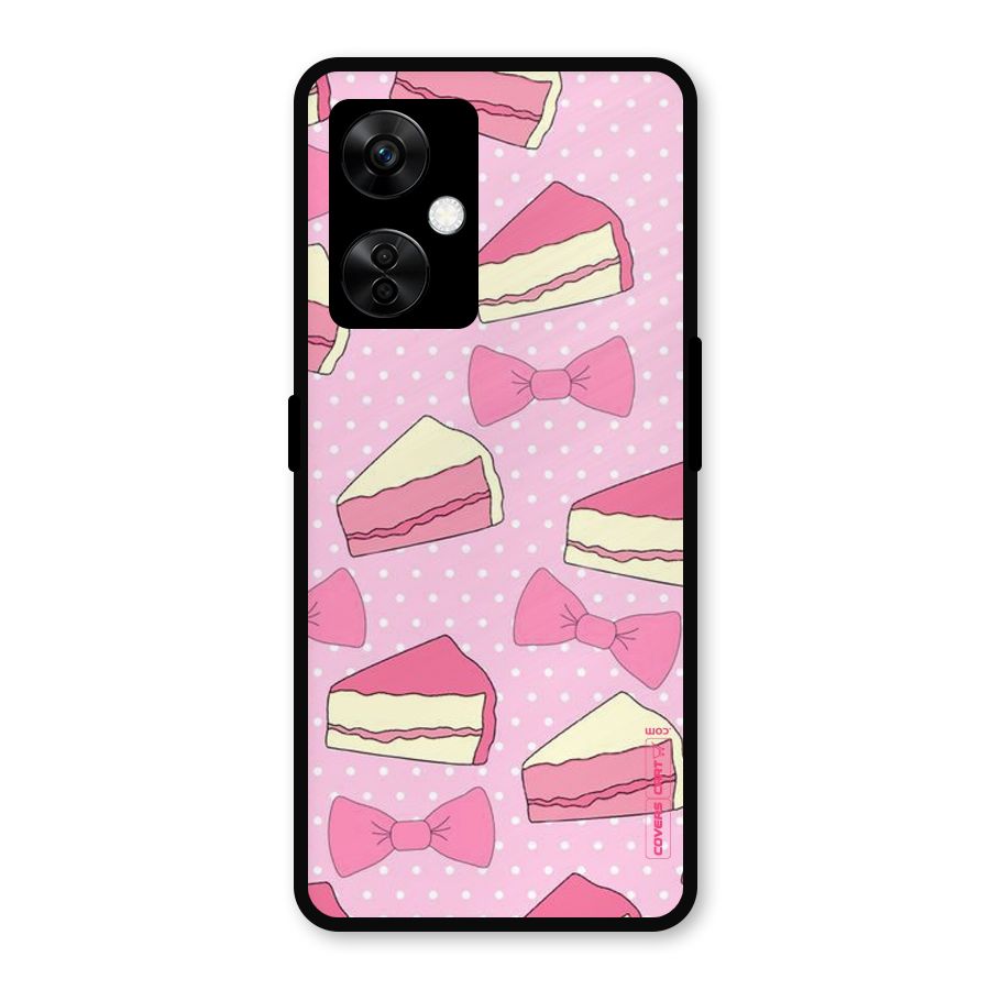 Bow Cake Metal Back Case for OnePlus Nord CE 3 Lite