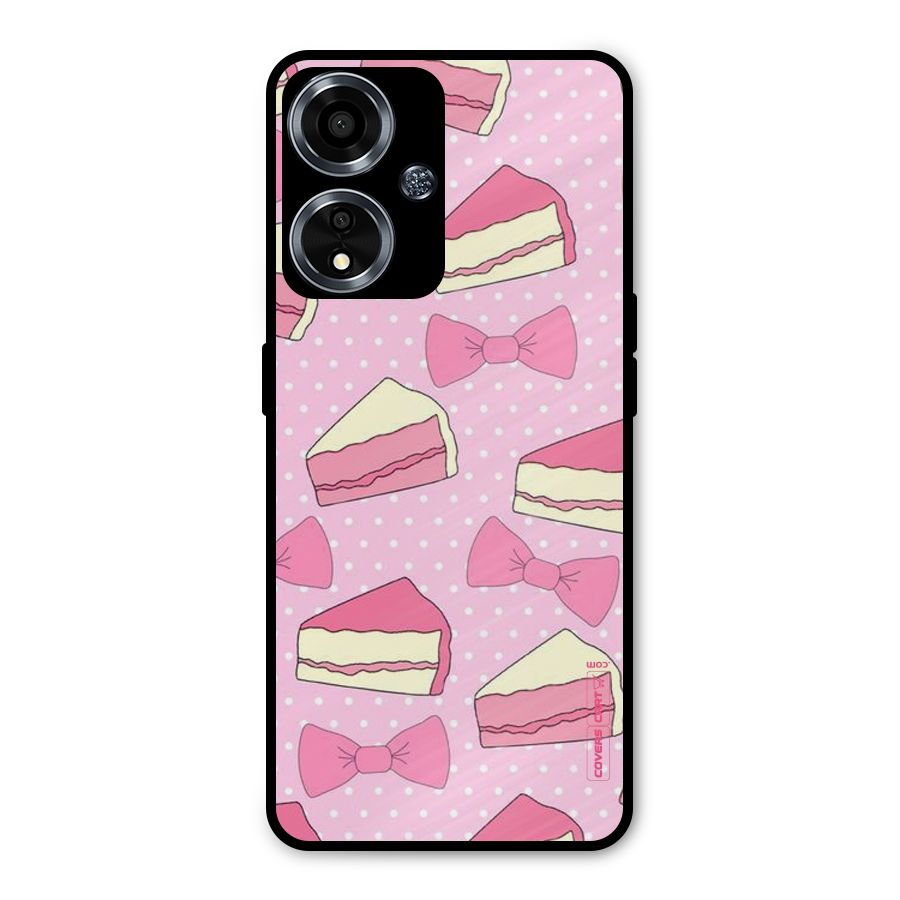 Bow Cake Metal Back Case for Oppo A59