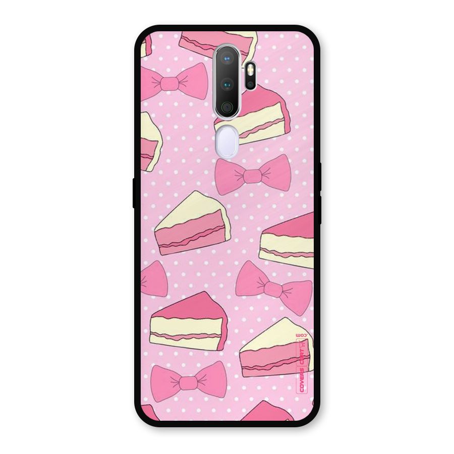 Bow Cake Metal Back Case for Oppo A5 (2020)
