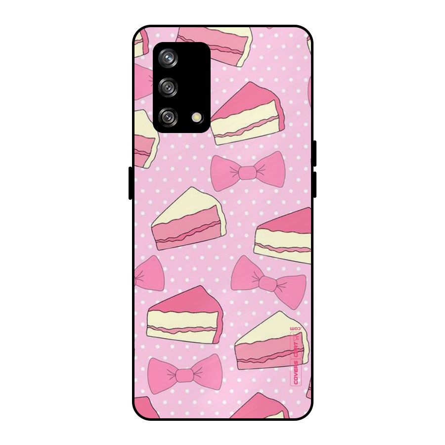 Bow Cake Metal Back Case for Oppo F19