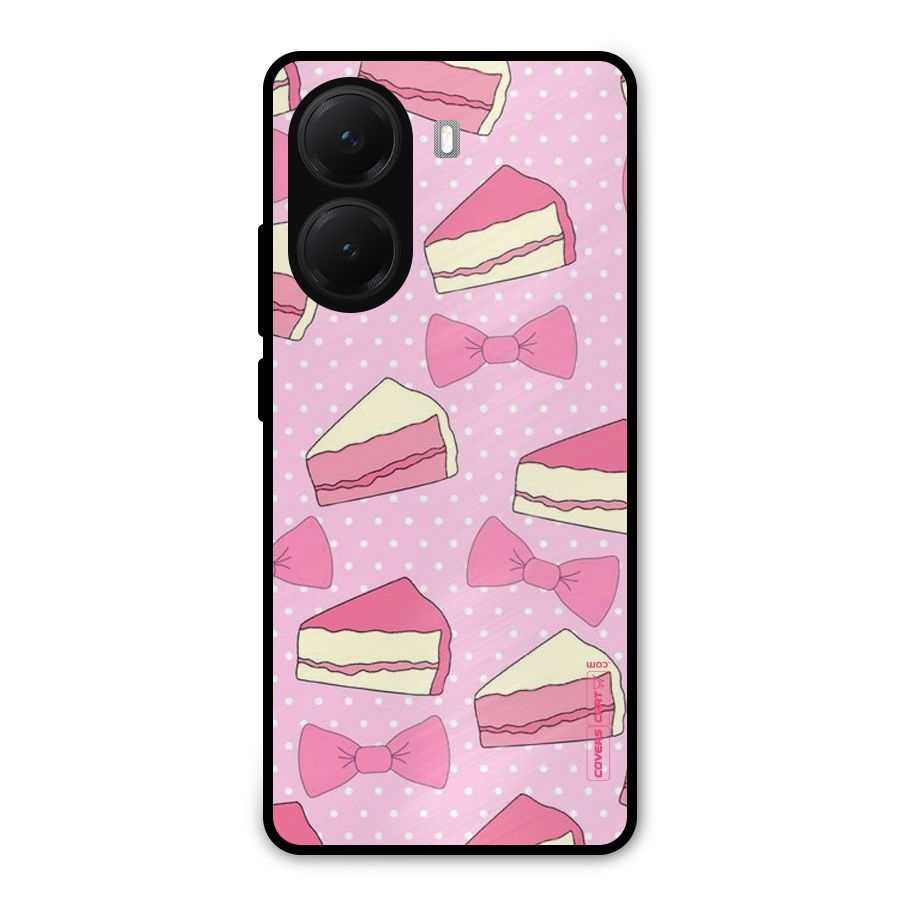 Bow Cake Metal Back Case for Poco X7 Pro