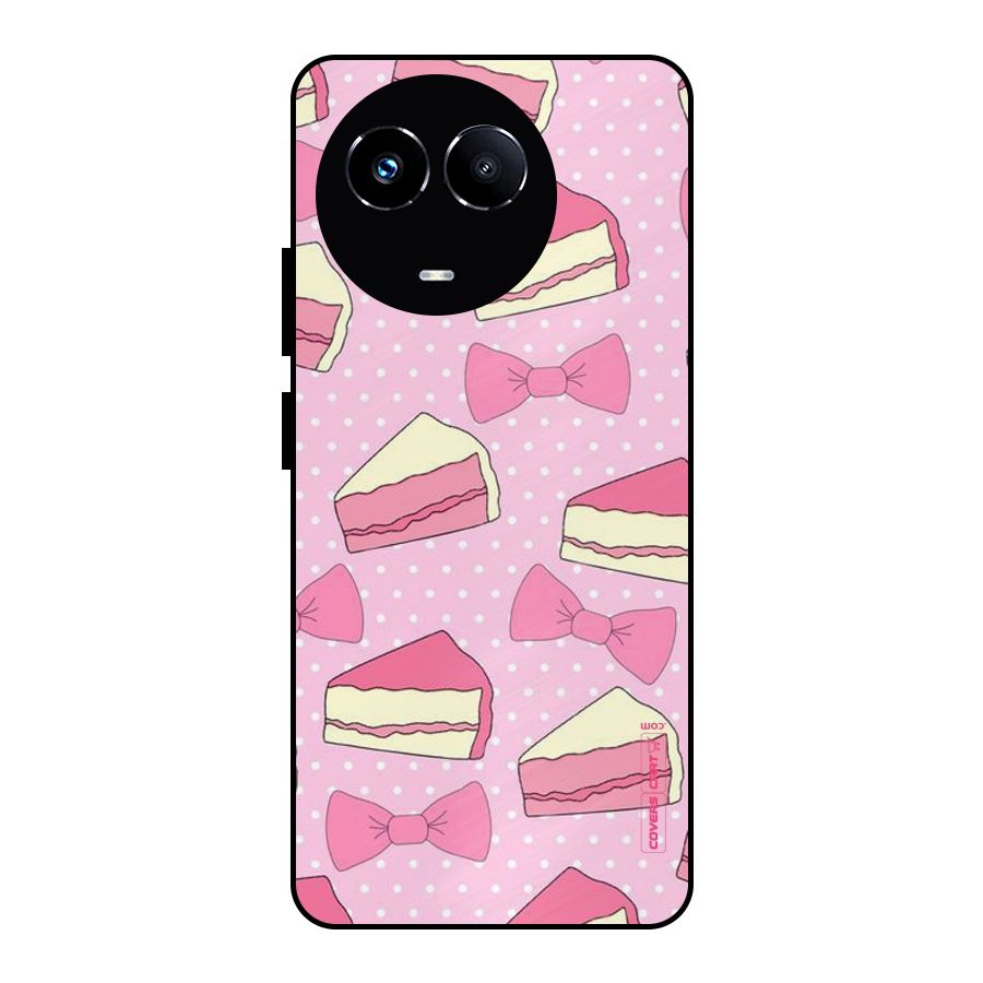 Bow Cake Metal Back Case for Realme 11X