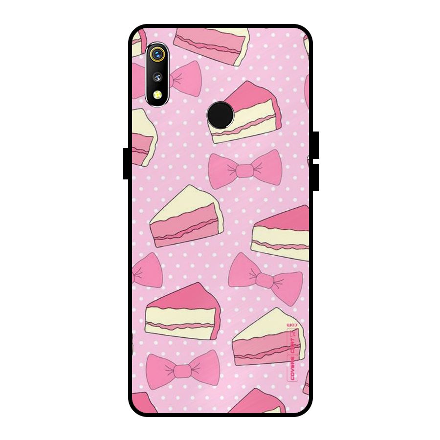 Bow Cake Metal Back Case for Realme 3