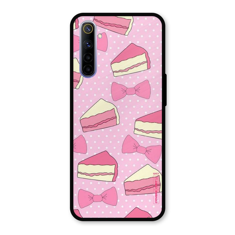 Bow Cake Metal Back Case for Realme 6
