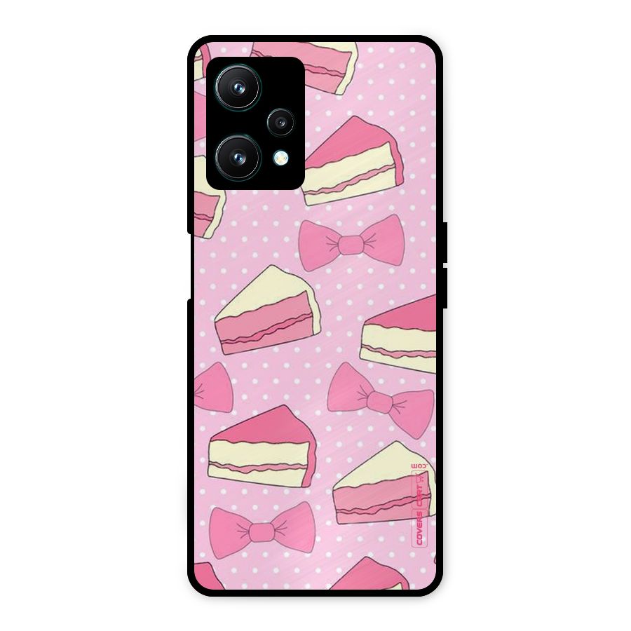 Bow Cake Metal Back Case for Realme 9 Pro 5G