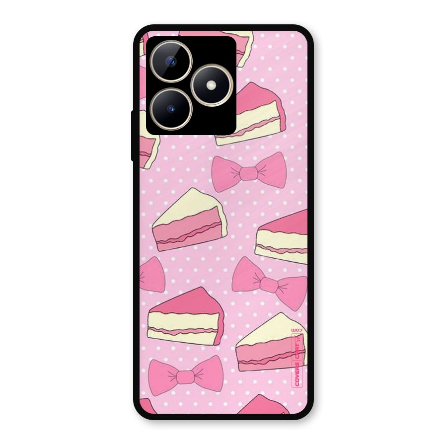 Bow Cake Metal Back Case for Realme C53