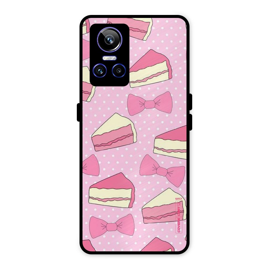 Bow Cake Metal Back Case for Realme GT Neo 3