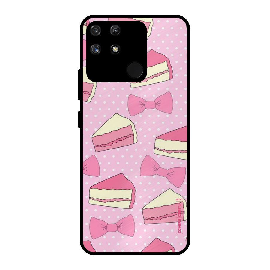 Bow Cake Metal Back Case for Realme Narzo 50A