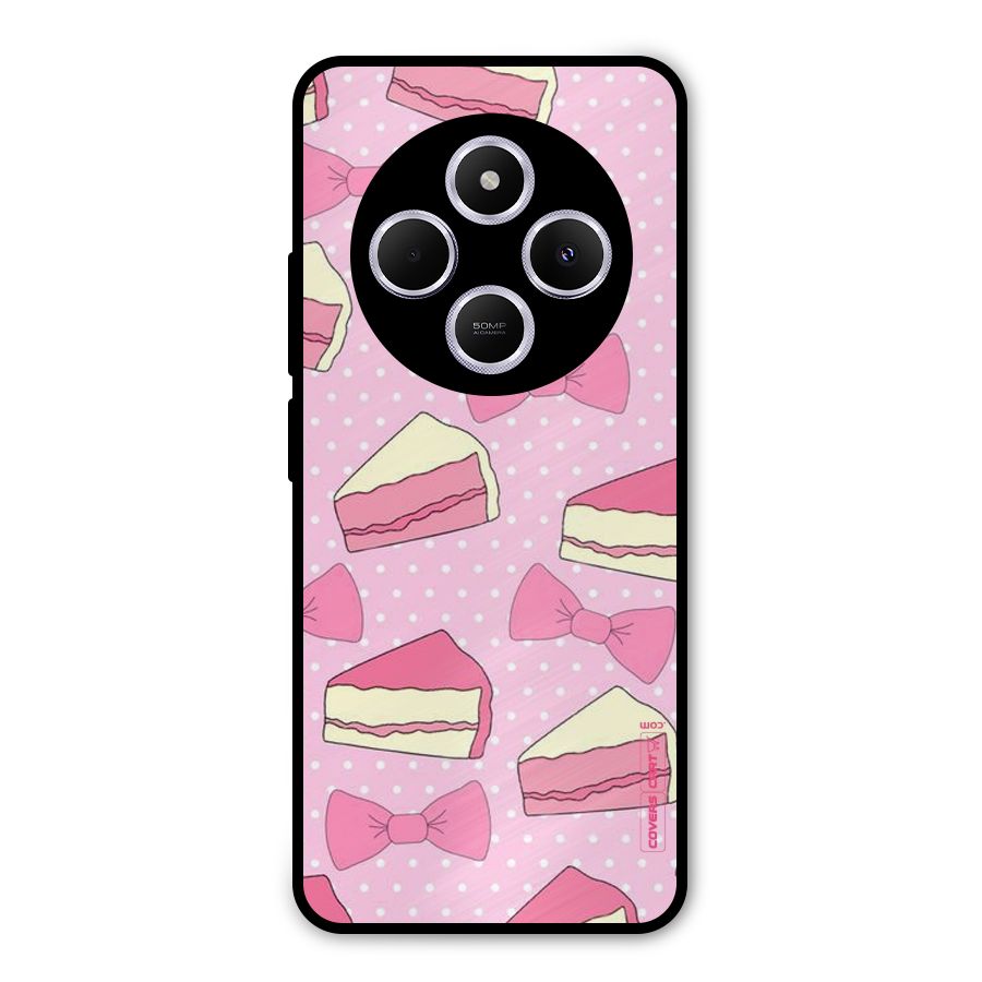 Bow Cake Metal Back Case for Redmi 14C