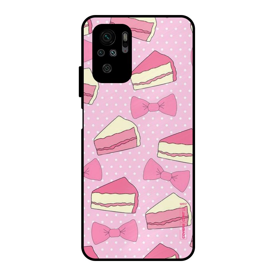 Bow Cake Metal Back Case for Redmi Note 10S