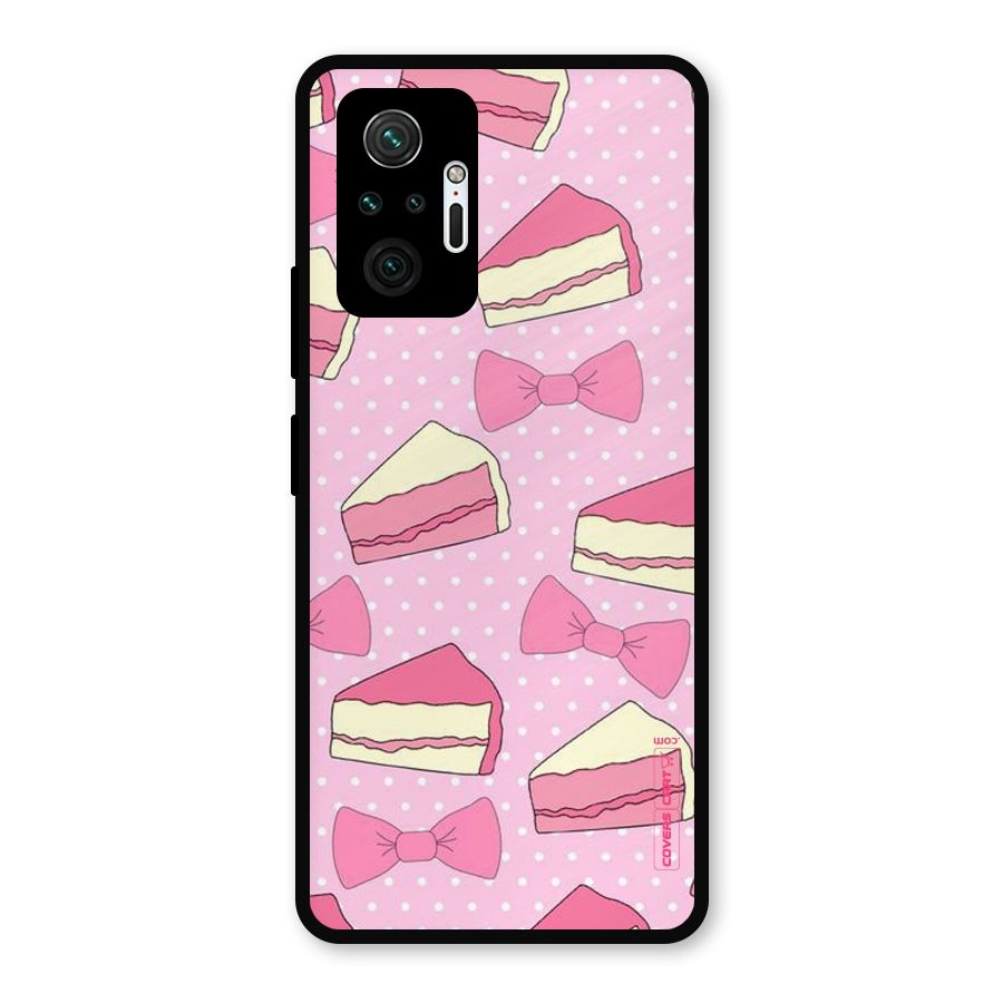 Bow Cake Metal Back Case for Redmi Note 10 Pro Max