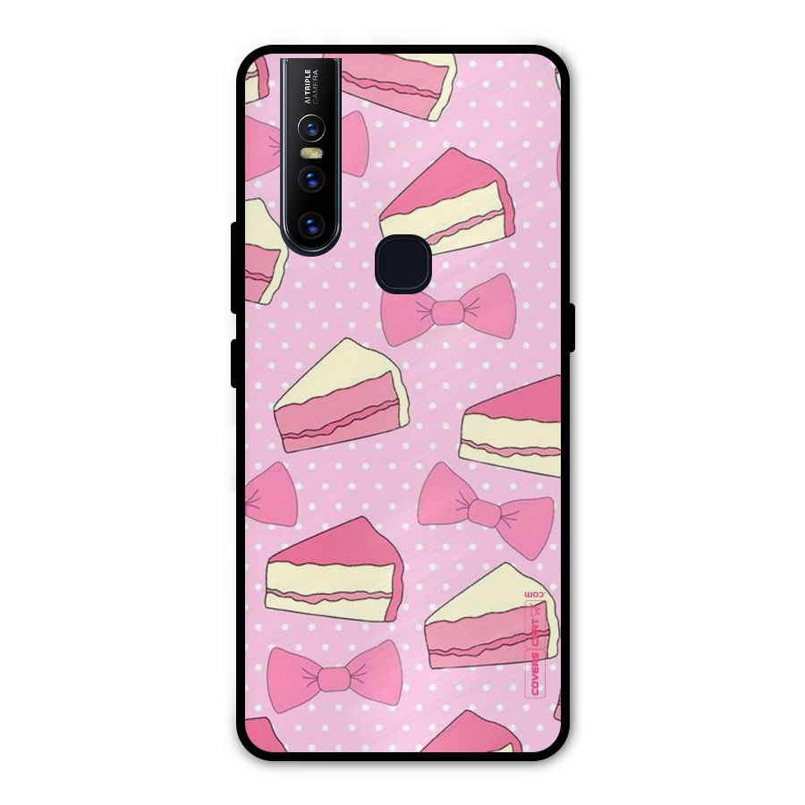 Bow Cake Metal Back Case for Vivo V15