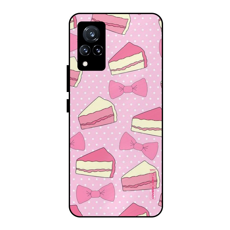Bow Cake Metal Back Case for Vivo V21 5G