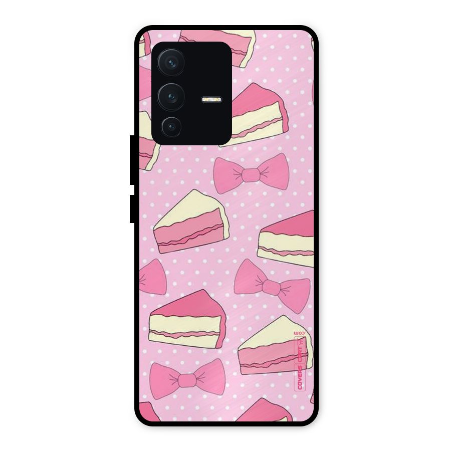 Bow Cake Metal Back Case for Vivo V23 5G