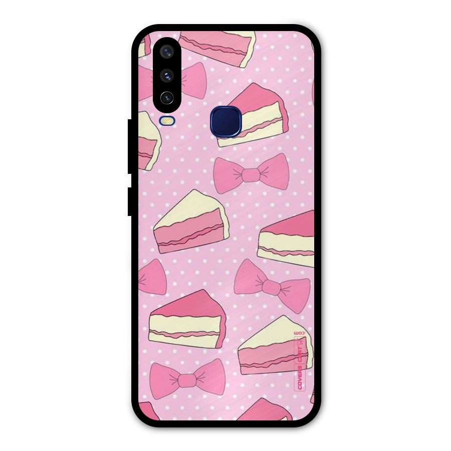 Bow Cake Metal Back Case for Vivo Y12