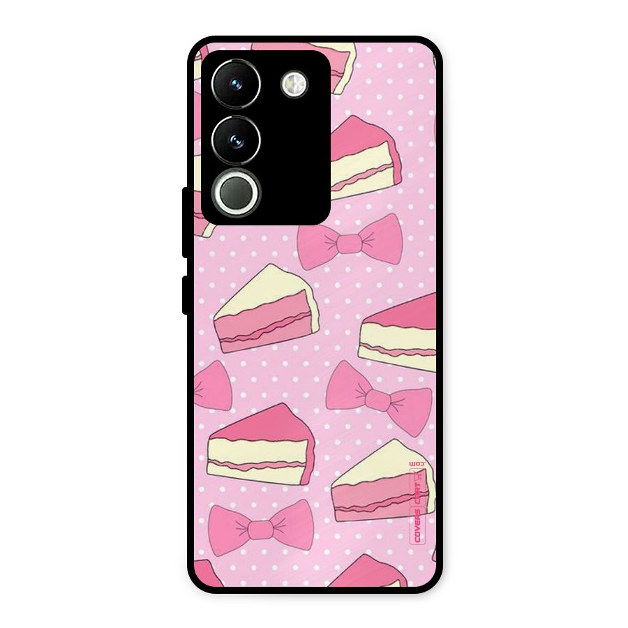 Bow Cake Metal Back Case for Vivo Y200