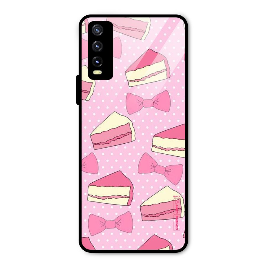 Bow Cake Metal Back Case for Vivo Y20g