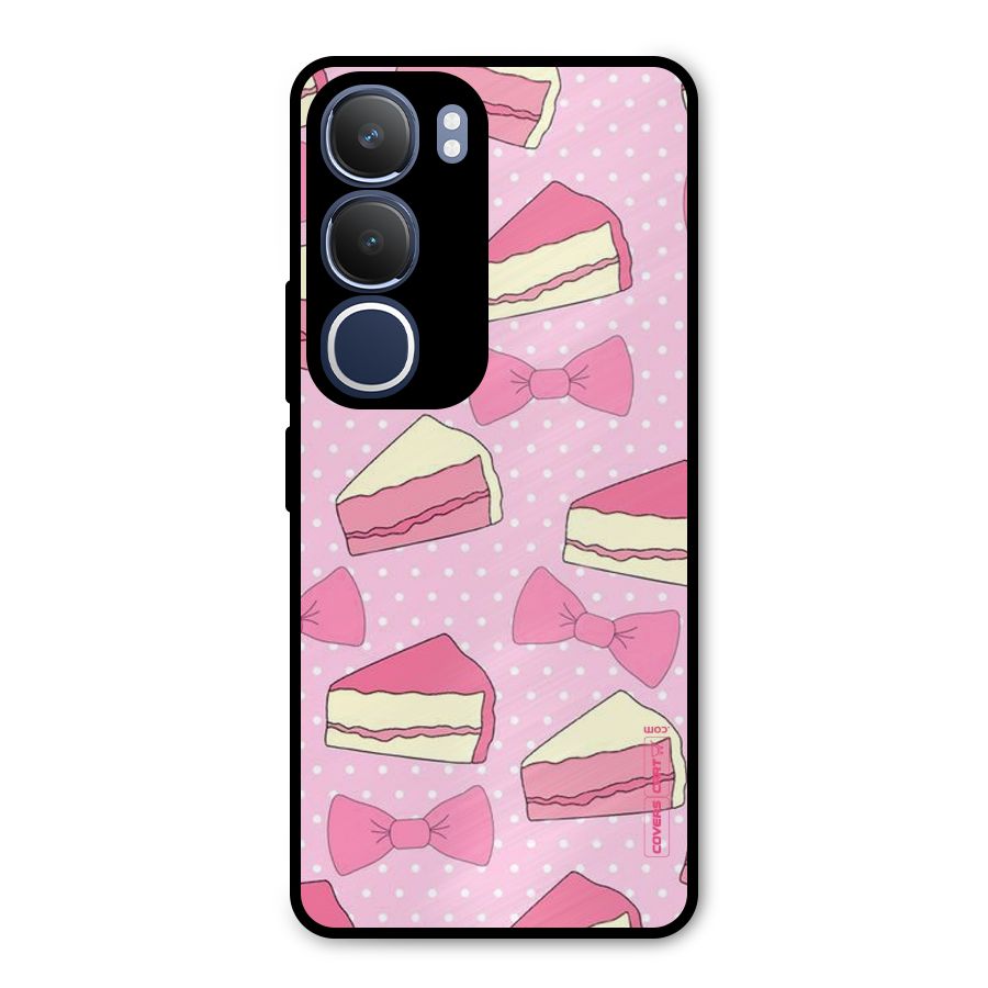 Bow Cake Metal Back Case for Vivo Y29