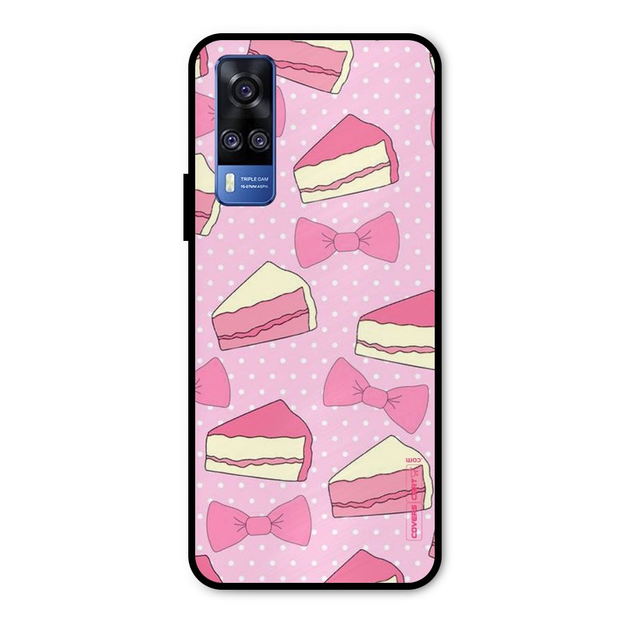 Bow Cake Metal Back Case for Vivo Y31
