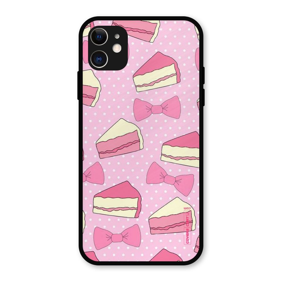 Bow Cake Metal Back Case for iPhone 11