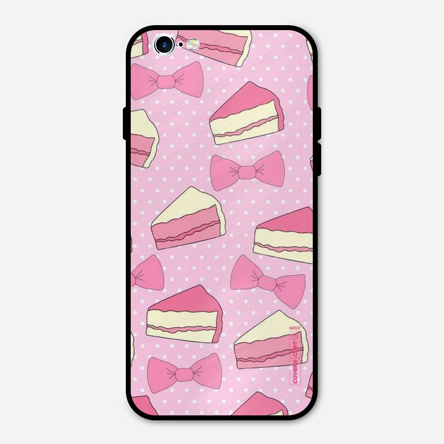 Bow Cake Metal Back Case for iPhone 6 6s