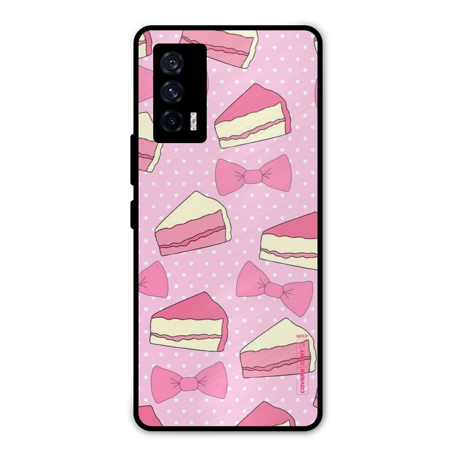Bow Cake Metal Back Case for iQOO 7 5G