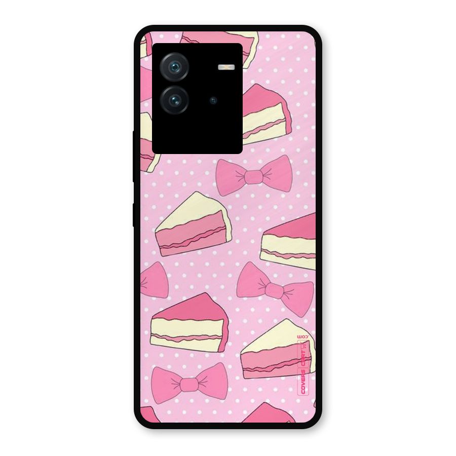 Bow Cake Metal Back Case for iQOO Neo 6 5G