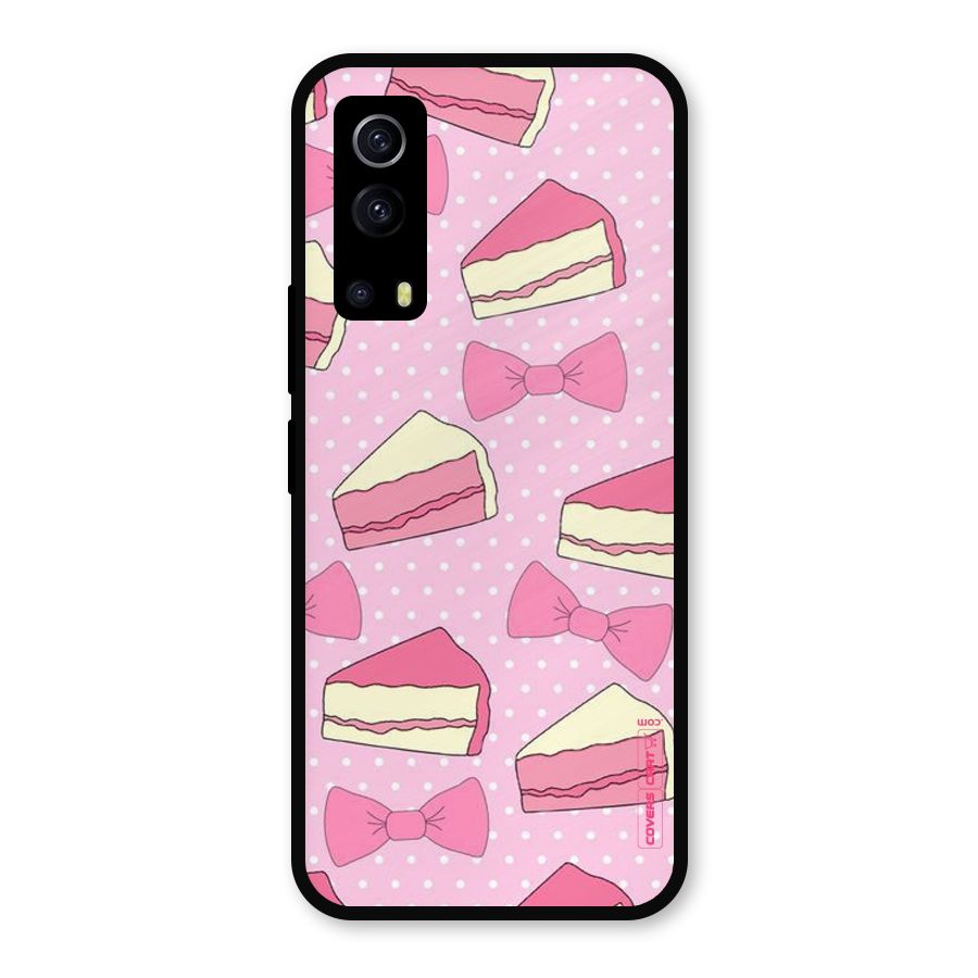 Bow Cake Metal Back Case for iQOO Z3