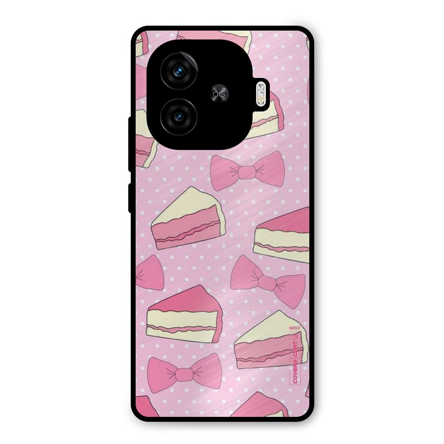 Bow Cake Metal Back Case for iQOO Z9 Turbo