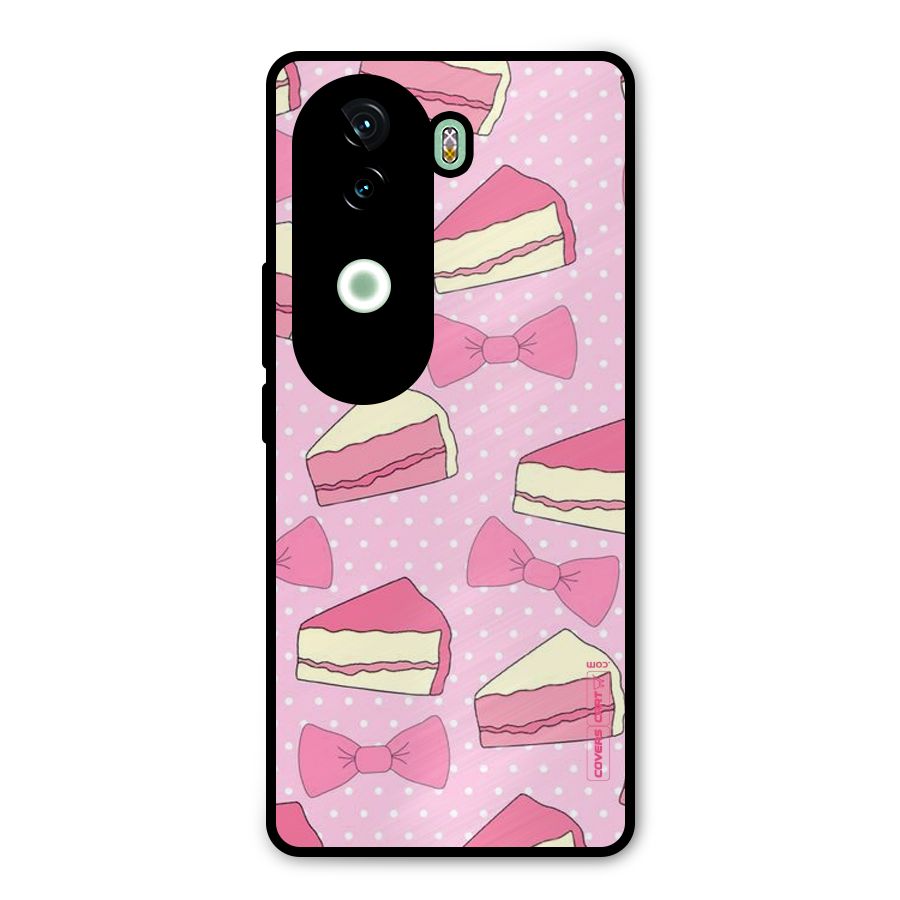 Bow Cake Metal Back Case for iQOO Z9s