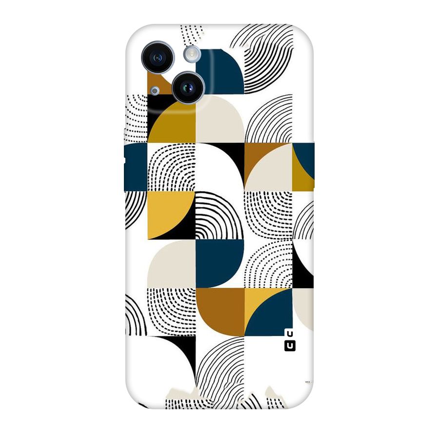 Boxes Pattern Original Polycarbonate Back Case for iPhone 14