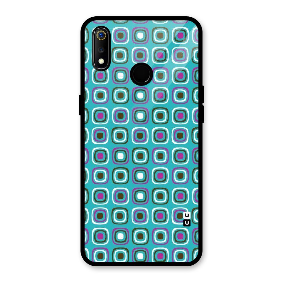 Boxes Tiny Pattern Glass Back Case for Realme 3i