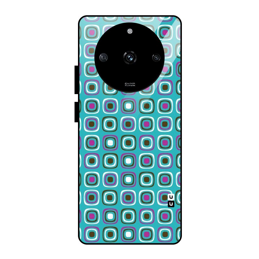 Boxes Tiny Pattern Glass Back Case for Realme Narzo 60 5G