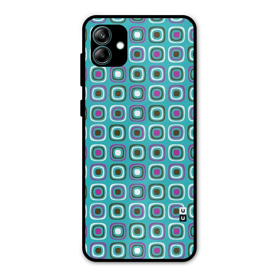 Boxes Tiny Pattern Metal Back Case for Galaxy A04