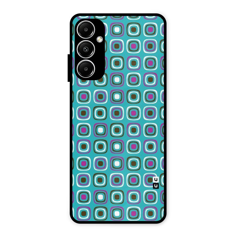 Boxes Tiny Pattern Metal Back Case for Galaxy A05s