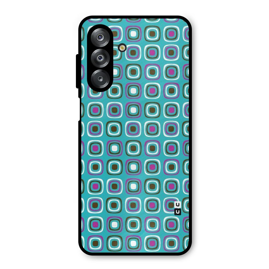 Boxes Tiny Pattern Metal Back Case for Galaxy A26