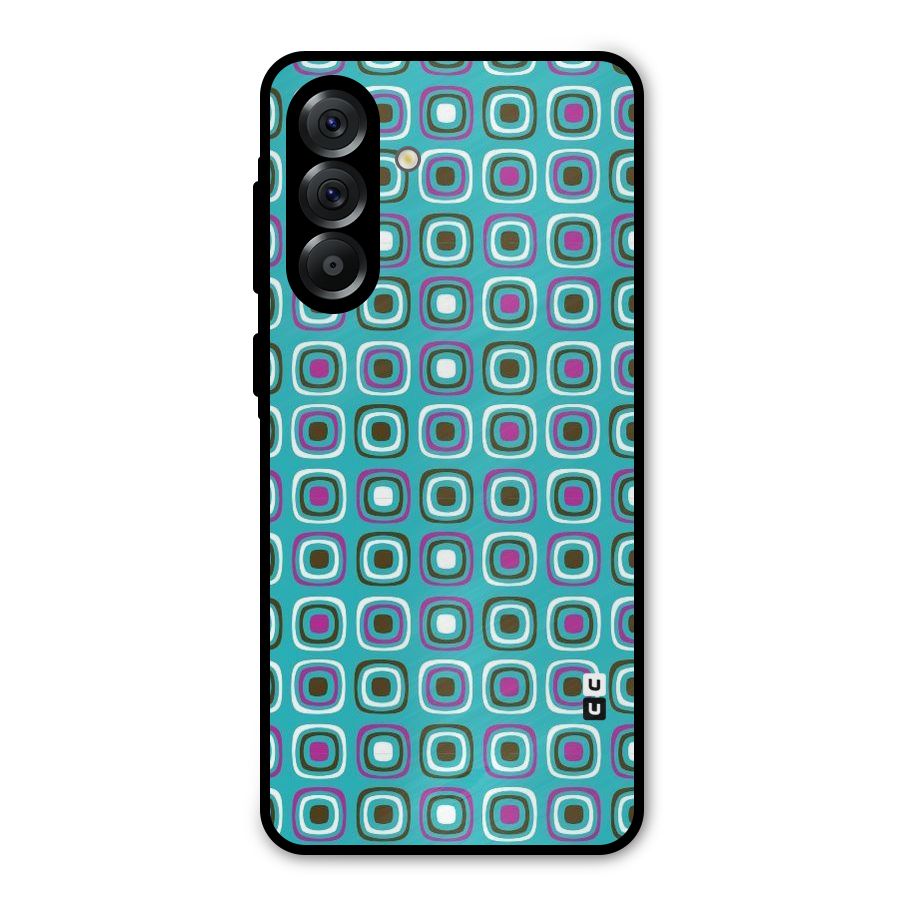 Boxes Tiny Pattern Metal Back Case for Galaxy A56