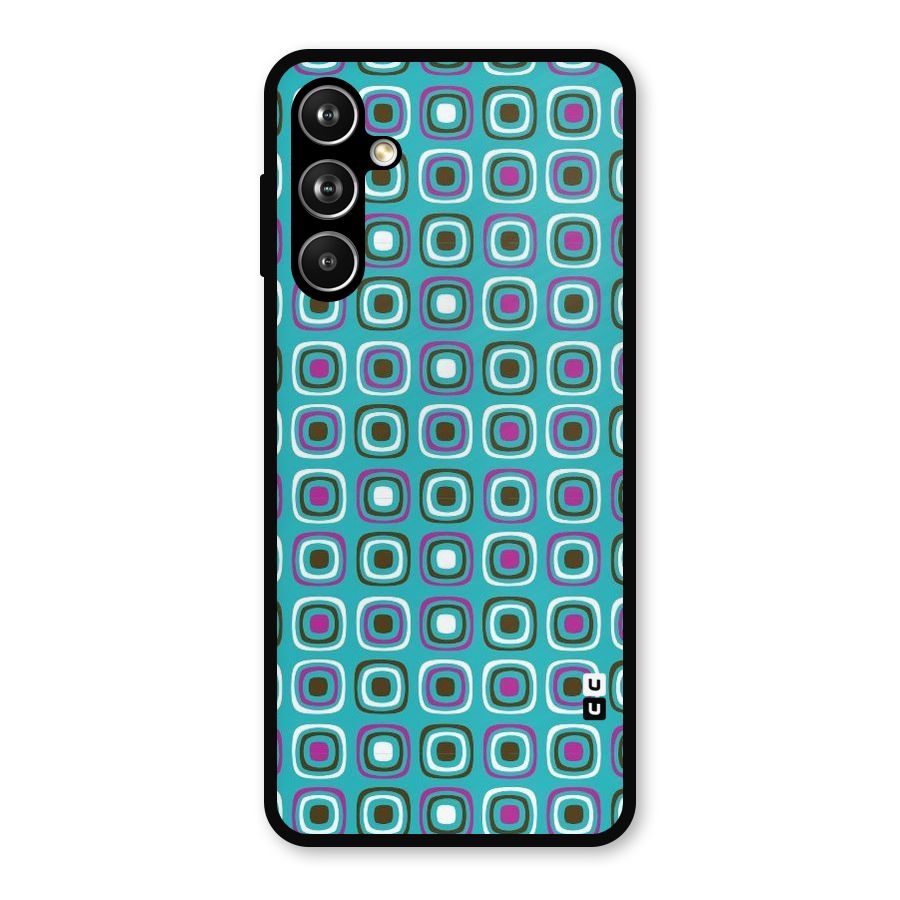 Boxes Tiny Pattern Metal Back Case for Galaxy F54