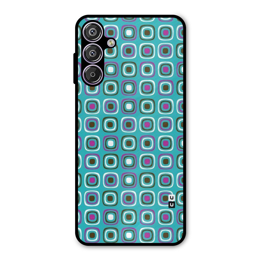Boxes Tiny Pattern Metal Back Case for Galaxy M15