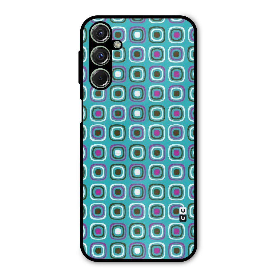 Boxes Tiny Pattern Metal Back Case for Galaxy M34